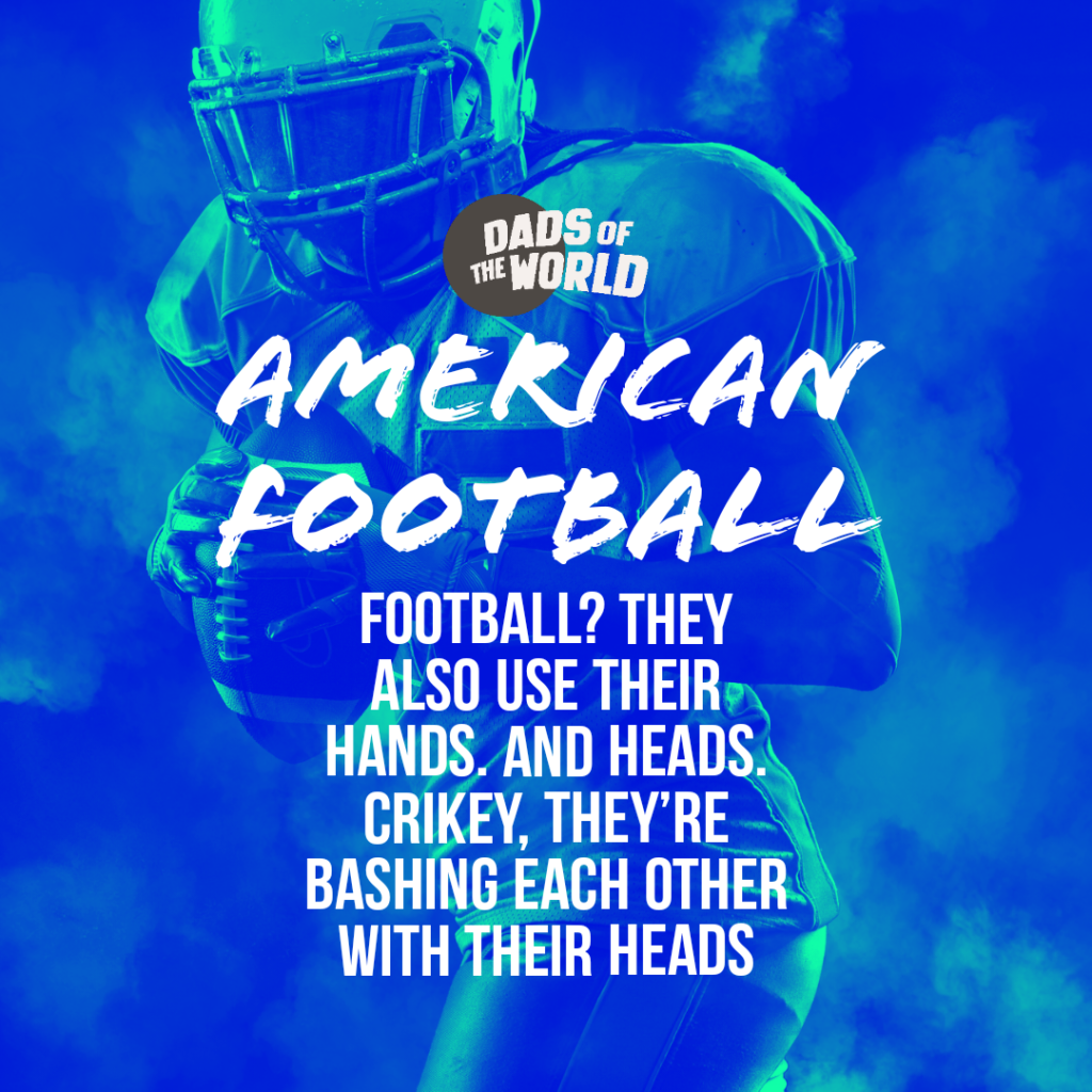 Football? They also use their heads | If sports had taglines | Dads of the World